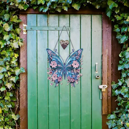 5D Diamond Art Kits for Adults, Butterflies Diamond Hanging Ornament Kits for Windows, DIY Special Shaped Diamond Dot Kits, Crystal Window Hanging Pendant Ornament 2PCS(Butterflies) {4}