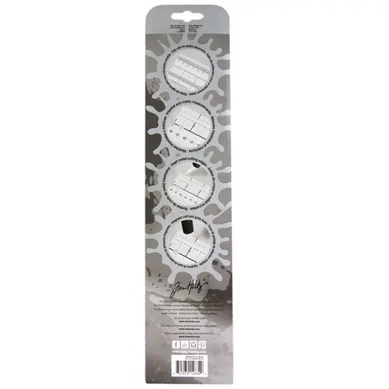 Tim Holtz Media Ruler-12"X2" {5}