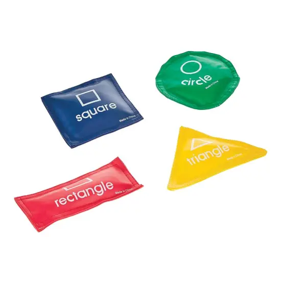 Kaplan Early Learning Company Geometric Beanbags - Set of 12 {3}