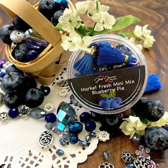 Jesse James Beads Mini Bead Mix in Blueberry Pie {4}