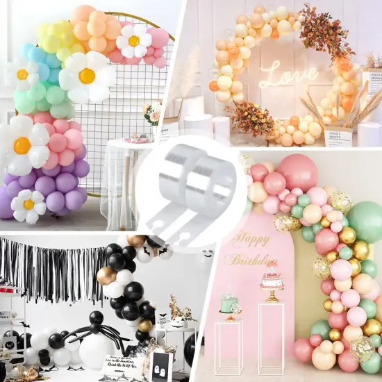 Balloon Arch Kit Decorating Strip Kit For Balloon Garland, Halloween Christmas Birthday Fall Decorations Balloon Tape Strip {5}