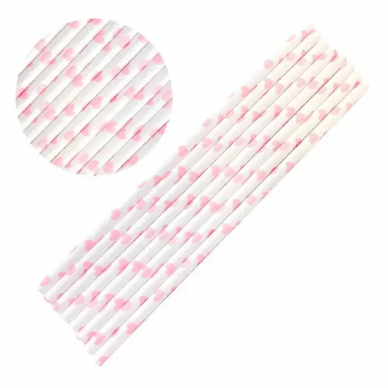 Valentine's Day Collection Cake Pop Party Straws Combo Pack B (4 PC SET) {2}