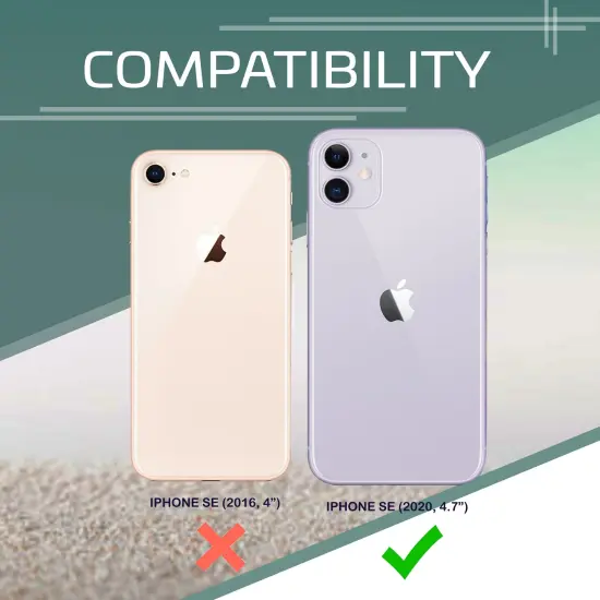 Case with Shockproof Bumper For iPhone SE 2020, Bling 3D Construction TPU IMD Cover For Teen Girls Women Red, by Insten {4}