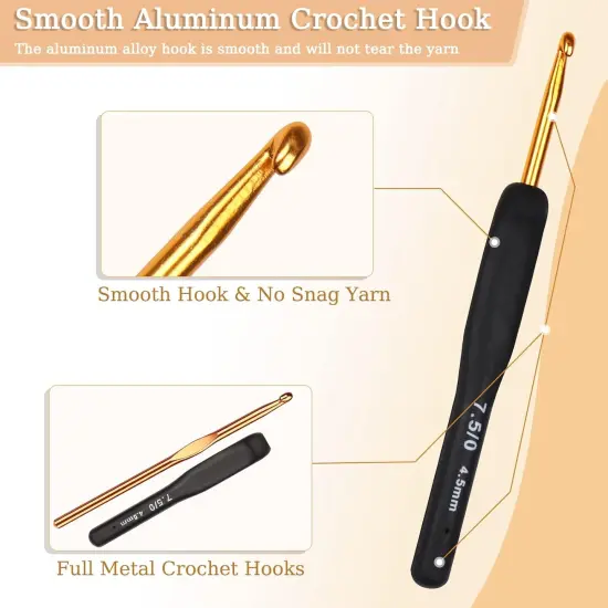 Aeelike 31pcs Crochet Hook Set {4}