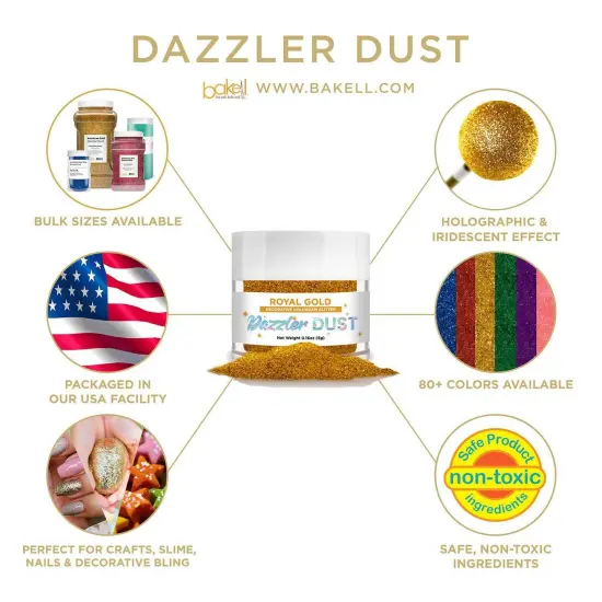 Royal Gold Dazzler Dust® 5 Gram Jar {4}
