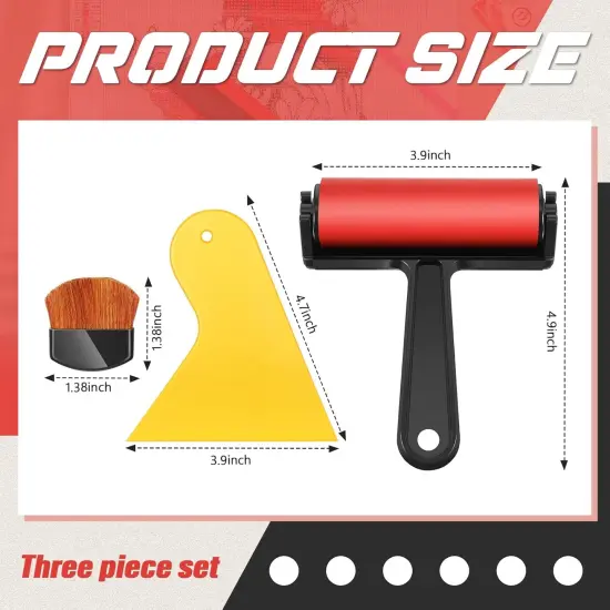 3 Pack 5D Diamond Art Accessories Kit - Diamond Painting Roller, Fix Tool, Paint Brush Applicator for Adults Art Pressing and Repair {2}