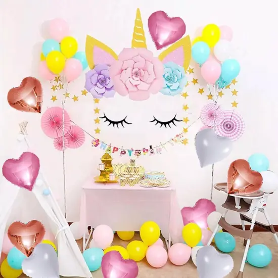 30 pcs Rose gold Pink White Heart Foil Balloons,10 Inch Heart Shaped foil Balloons Love Balloons for Wedding Decoration Party Balloons Birthday {5}