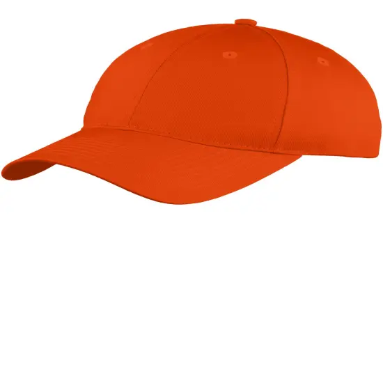 Port & Company&reg; Six Panel Unstructured Twill Cap Orange {1}