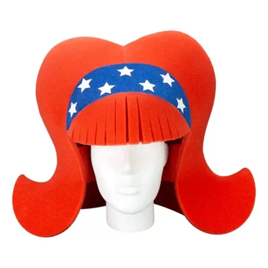 Patriotic Headband Wig Bold & Fun Party Accessory {1}
