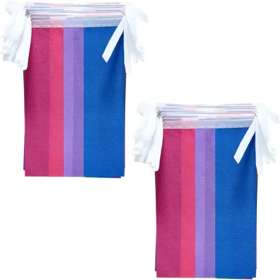 Pride Rainbow Flags Banner String Set,Small Mini Rainbow Gay LGBT Pennant Flag For Rainbow Party Festival Decorations {3}