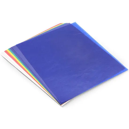 Carbon Paper for Tracing on Fabric, Wood, and Canvas (5 Colors, 9 x 11 in, 50 Sheets) Multicolor {3}