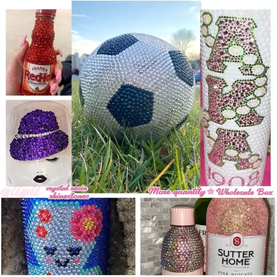 16000PCS AB Crystal Resin Rhinestones for Crafts Crystal White AB Flatback Resin Rhinestone 3mm 4mm 5mm Non-Hotfix Stones Diamonds Crystals Gems {4}