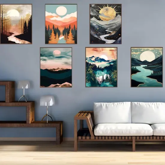 Painting Pack of 6 Adult 5D Diamond Painting Kits, DIY Full Diamond Art kit with Diamond Painting Crystal Art and Craft for Beginners 12x16 Inches {4}