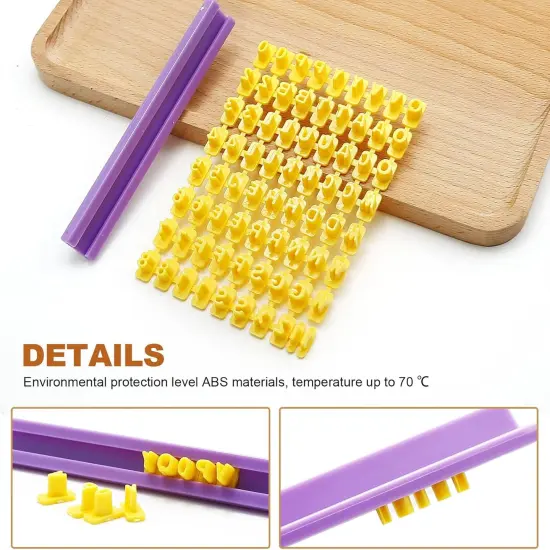 Alphabet & Number Cookie Cutter Set 172 Pieces {3}