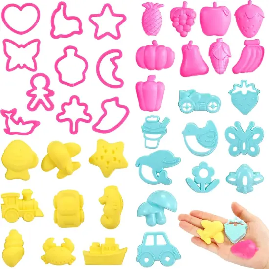 Play Dough Tools & Cutters Set 40 Piece {1}