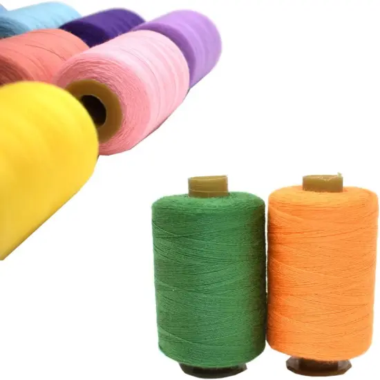 Sewing Thread 24 Colors Sewing Industrial Purpose for Machine and Hand Stitching 1000 Yards Polyester {2}