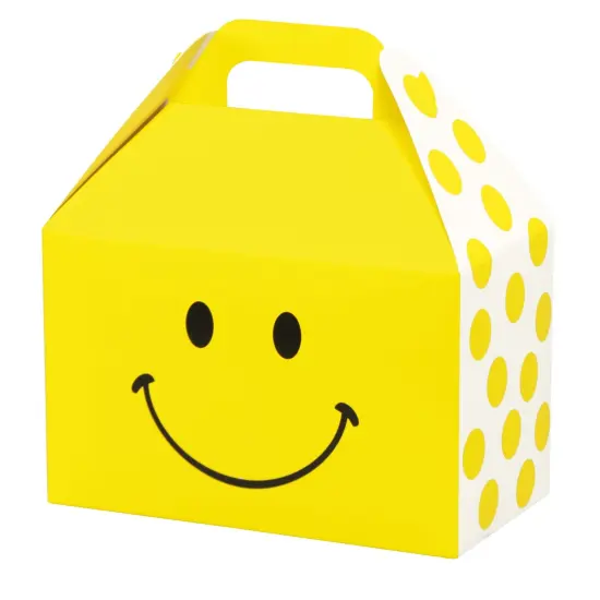 Pack/6: Smiley Gable Box - 8-1/2 x 5 x 5-1/2" {1}