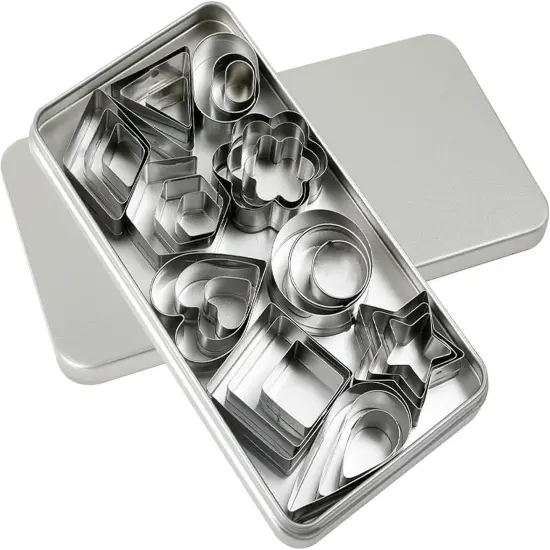 Stainless Steel Cookie Cutters Variety Pack with Box 30 Pieces {1}