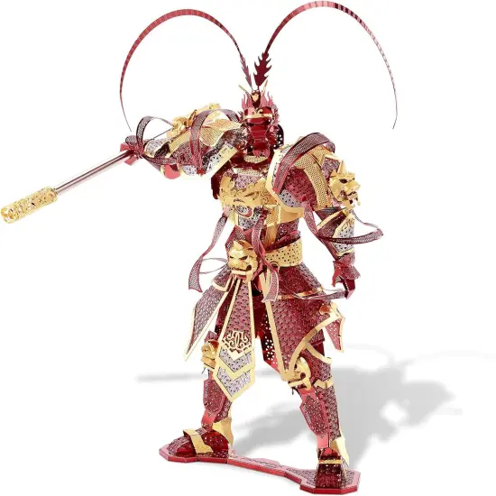Piececool 3D Metal Puzzles Wukong Figure Model Kits, The Monkey King Models Building Kit for Kids, Brain Teaser DIY 3D Metal Model Kits for Kids Students, 166 Pcs {1}