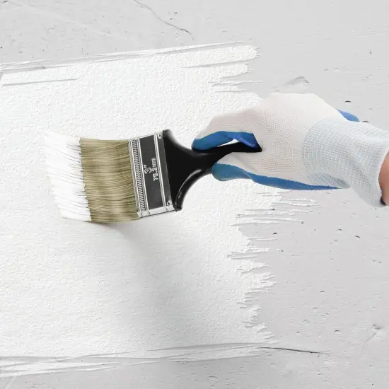 9 Pack Paint Brushes for Wall, 2'' 3'' 4'' Professional Paint Tools with Treated Plastic Handle, Home Wall Trim House Wide Chip Paintbrush Set for DIY Paint, Home, Furniture, Fences {5}