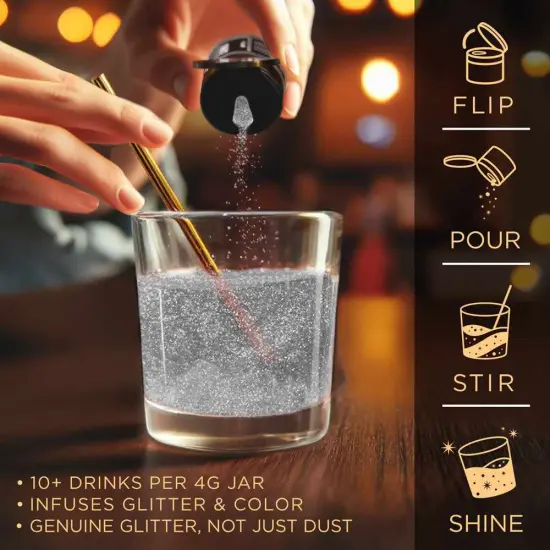 Silver Edible Glitter Spray Pump | Brew Glitter&reg; {4}