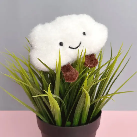 Wrapables Cute Plush Keychain Keyring Pendant Charm for Bag Cloud {9}