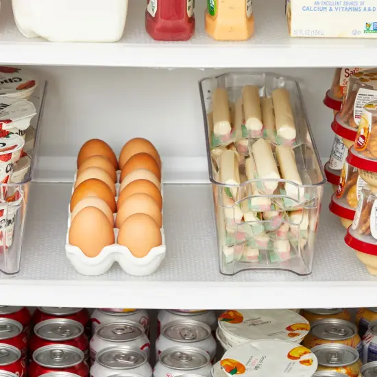 Clear Plastic Shelf Liner, Non-Adhesive Roll for Kitchen, Fridge, Pantry, Drawers (12 In x 20 Ft) {2}