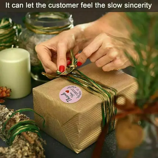 1.5'' Thank You for Supporting My Small Business Stickers 500PCS/Roll 9 Design {3}