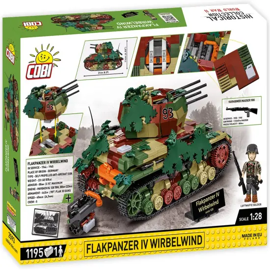 COBI Historical Collection WWII Flakpanzer IV Wirbelwind - EXECUTIVE EDITION {5}