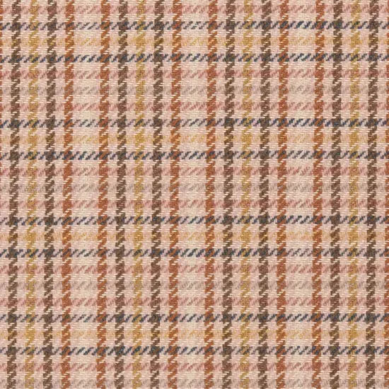 Upholstery Fabric - Coral & Peach,Pink Check & Houndstooth,Plaid,Small Scale Upholstery Fabric 54 Inches" {1}