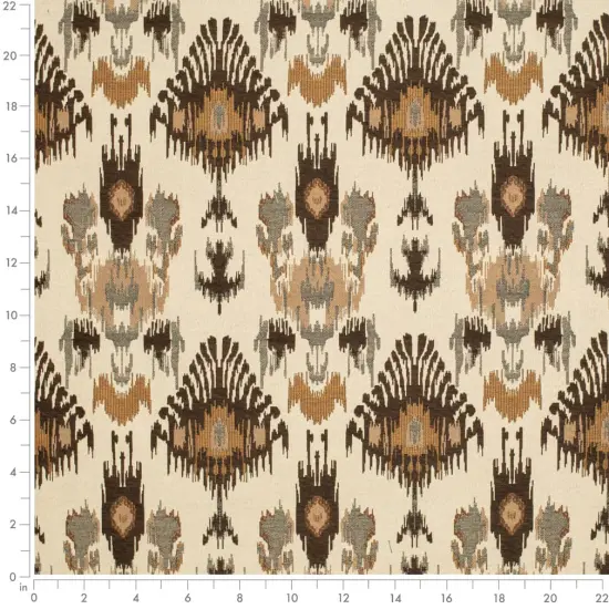 Earth - Brown AbstractGeometric,global Upholstery Fabric 54 Inches" {2}