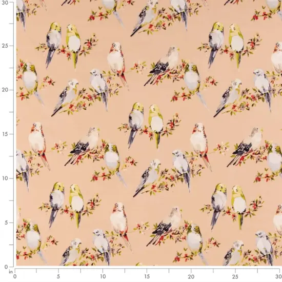 Upholstery Fabric - Coral & Peach,Pink Floral,Novelty Upholstery Fabric 54 Inches" {4}