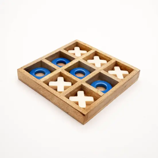 Tic-Tac-Toe Wood & Resin Board Game {2}
