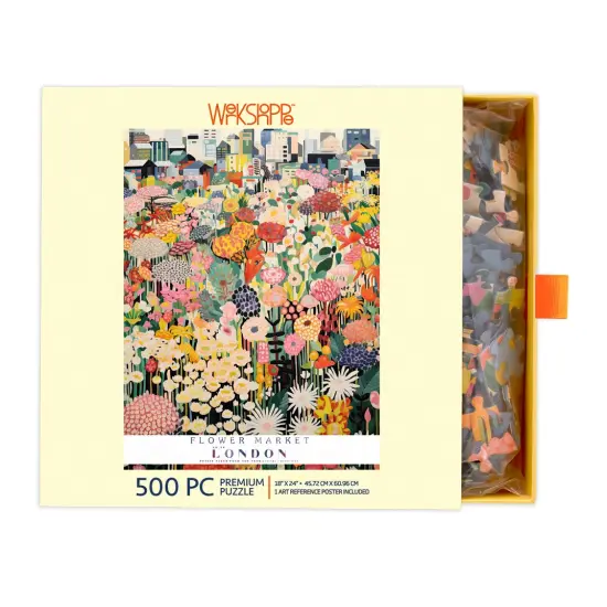 London Flower Market 500 Piece Puzzle {4}