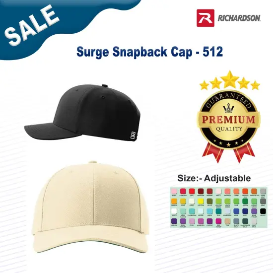 Richardson&reg; Surge Snapback Cap Grey {3}