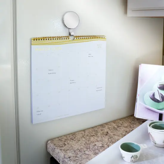 Haute Decor Attract&reg; Magnetic Hanger, 1 Pack - Strong Magnet Hook for Metal Doors and Surfaces Silver {3}