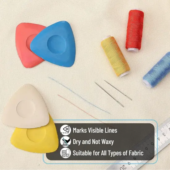 Sewing Chalk for Fabric (White, Yellow, Red, Blue) {5}