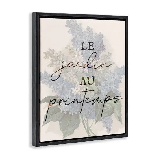 Stupell Industries Garden In Spring French Floating Frame, design by Lil' Rue {3}