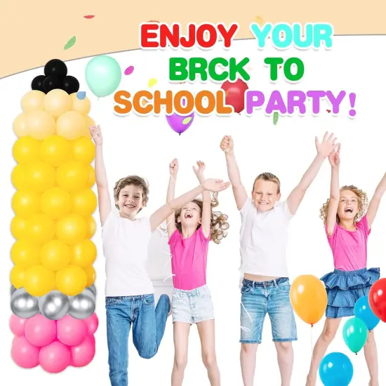 150 PCS Back to School Balloons {4}