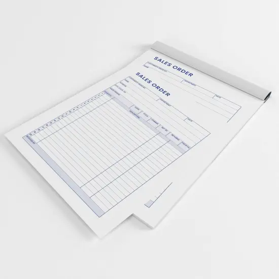 8.5"x11.5" Carbonless Sales Order Receipt Books &ndash; 60 Books {4}