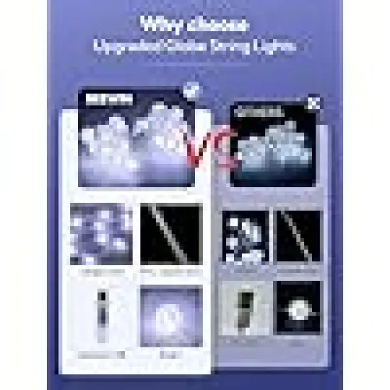 Upgrade Globe String Lights {4}