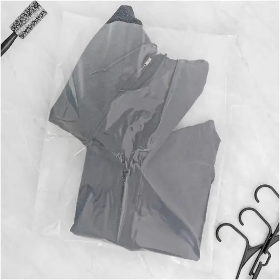 Plymor 20" x 24", 2 Mil Flat Open Clear Plastic Poly Bags {3}