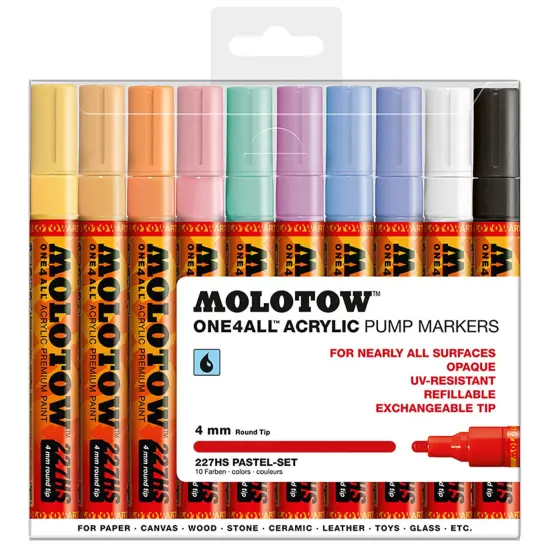 ONE4ALL 4mm 10pc Pastel Set {1}