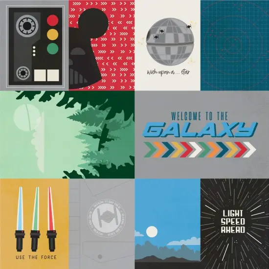 Say Cheese Galaxy Double-Sided Cardstock 12"X12" {3}