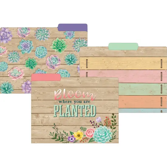 Rustic Bloom File Folders, Pack of 12 {1}