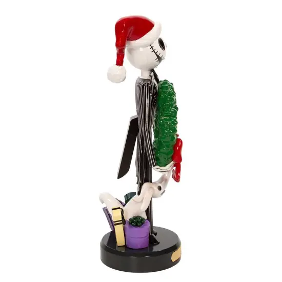 Kurt Adler 10-Inch Disney© Nightmare Before Christmas Jack Skellington With Wreath Nutcracker {2}