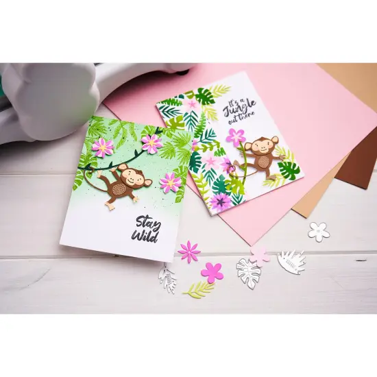 Catherine Pooler X Sizzix Bundle 1-Going Wild for Bananas Die & Stamp Set {4}