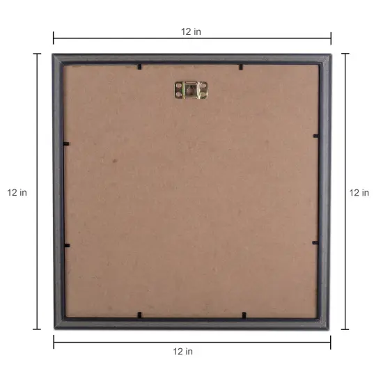 Little Birdie Frame With Canvas Panel 12"X12" 1/Pkg-Narrow Black {4}