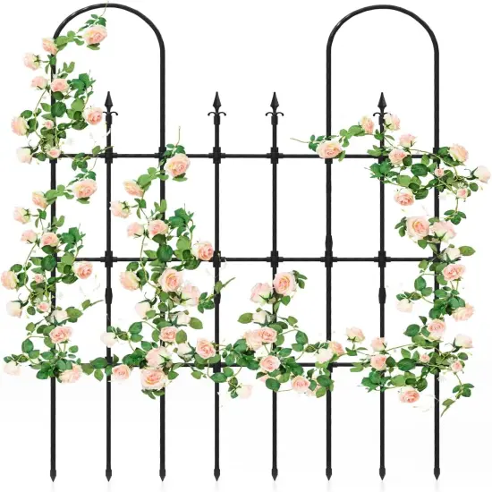 Outdoor Arch Trellis Climbing Plant Support 58"x73" {1}