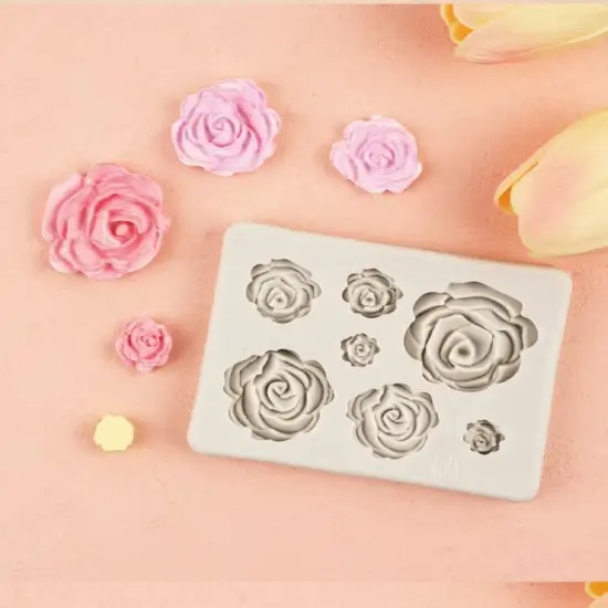 Rose Variety silicone mold {3}